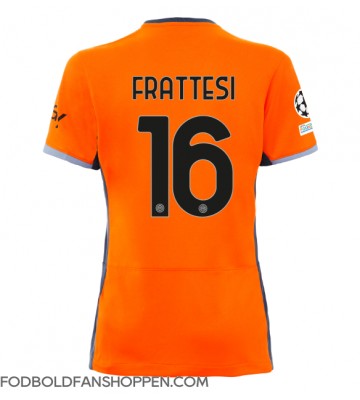 Inter Milan Davide Frattesi #16 Tredjetrøje Dame 2023-24 Kortærmet